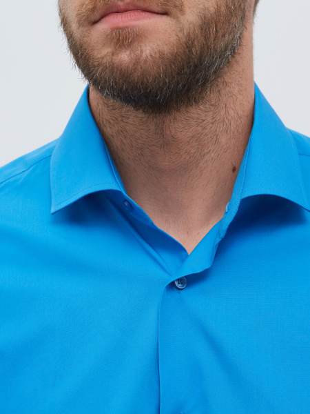 Синяя Сорочка Dave Raball Slim fit 000247 