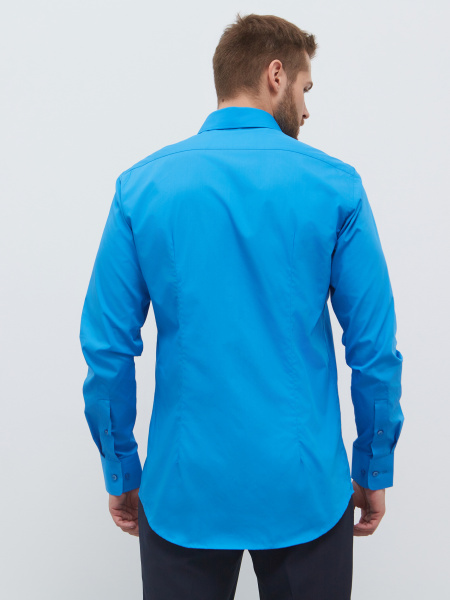 Синяя Сорочка Dave Raball Slim fit 000247 