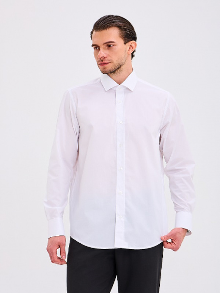 Рубашка Dave Raball Classic fit  белая  000317 CF 