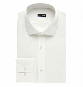 Сорочка Dave Raball молочного цвета Super Slim fit 008604
