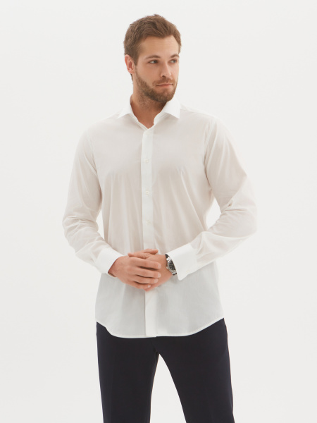 Сорочка Dave Raball Regular Fit цвета айвори 000255