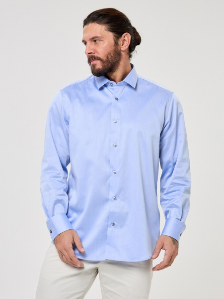 Рубашка Colletto Nuovo Slim fit голубая 000334 SF  
