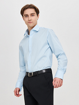 Рубашка Dave Raball Slim fit голубая 000303 SF