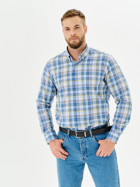 Рубашка Dave Raball Slim fit воротник на пуговицах 000205