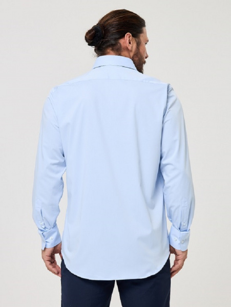 Рубашка Dave Raball Regular fit голубой бамбук 000343 RF 