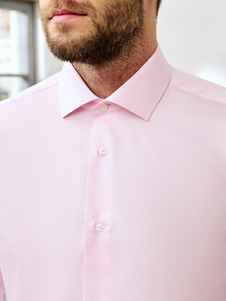 Розовая сорочка Dave Raball Slim fit 000141 