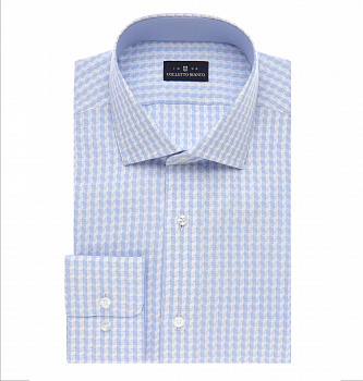 Сорочка Colletto Bianco Slim fit из структурной ткани 008674