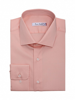Персиковая сорочка Dave Raball Slim fit 000075