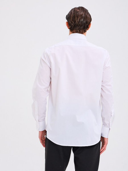 Рубашка Dave Raball Classic fit  белая  000317 CF 