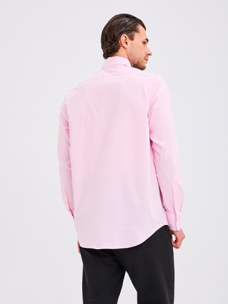 Рубашка Dave Raball Classic fit  розовая 000323 CF 