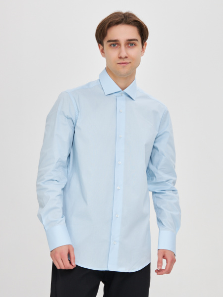 Рубашка Dave Raball Regular fit голубая 000304 RF 