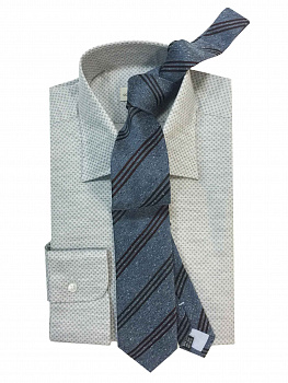 Серая сорочка Colletto Bianco Regular fit 009672 RF