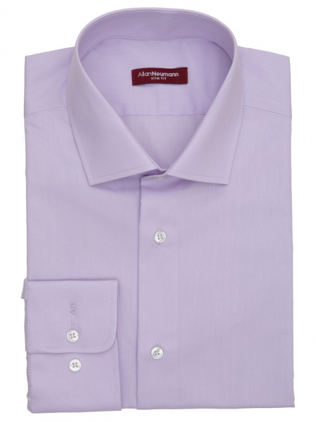 Сиреневая сорочка Allan Neumann Slim fit 000142 