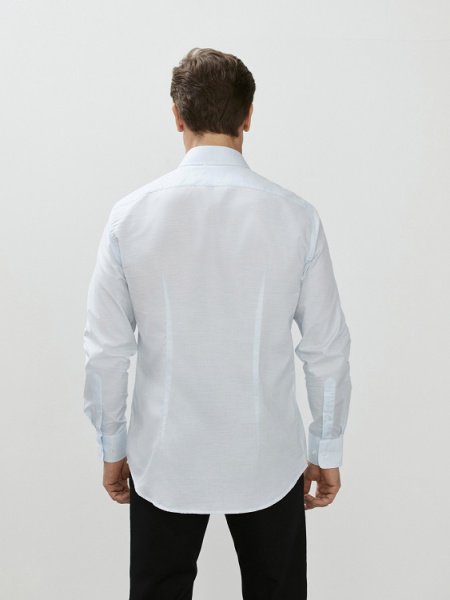 Сорочка Colletto Nuovo Slim fit голубой меланж 000296 SF  