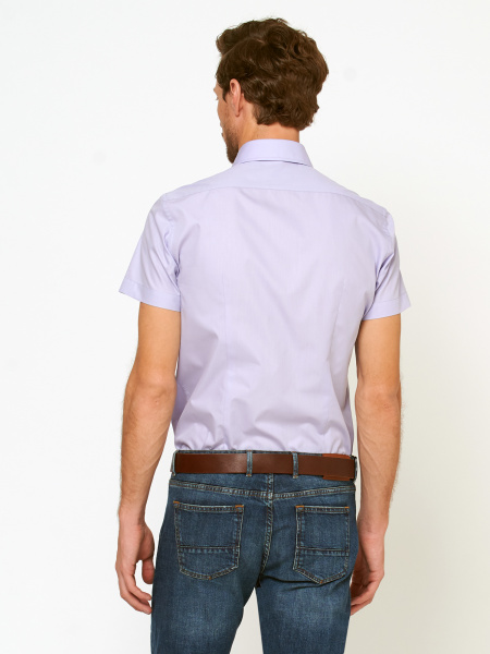 Сиреневая сорочка Allan Neumann Slim fit 011856 SFs 