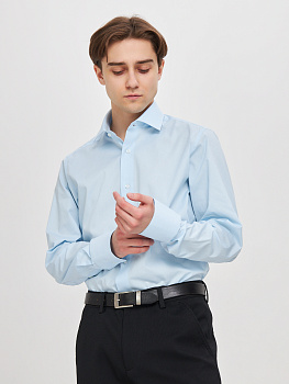 Рубашка Dave Raball Regular fit голубая 000304 RF