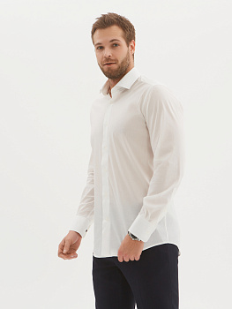 Сорочка Dave Raball цвета айвори Slim fit  000254