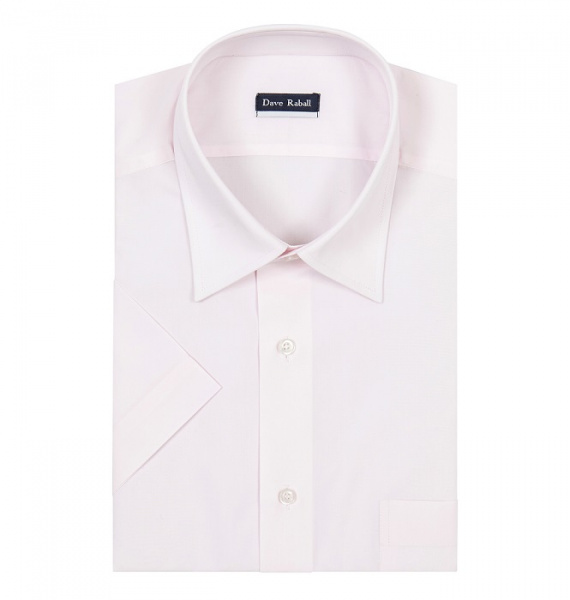Розовая сорочка Dave Raball Slim fit кор.рукав 007503 SFs 