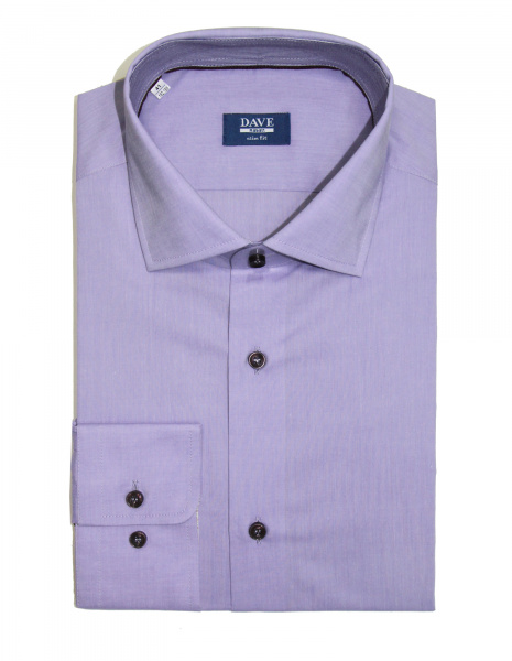 Сиреневая сорочка Dave Raball Regular fit  010715