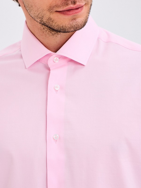 Рубашка Dave Raball Classic fit  розовая 000323 CF 