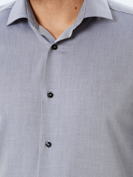 Серая сорочка Dave Raball Slim fit 000229 