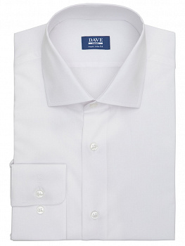 Белая сорочка Dave Raball Super Slim fit 000147