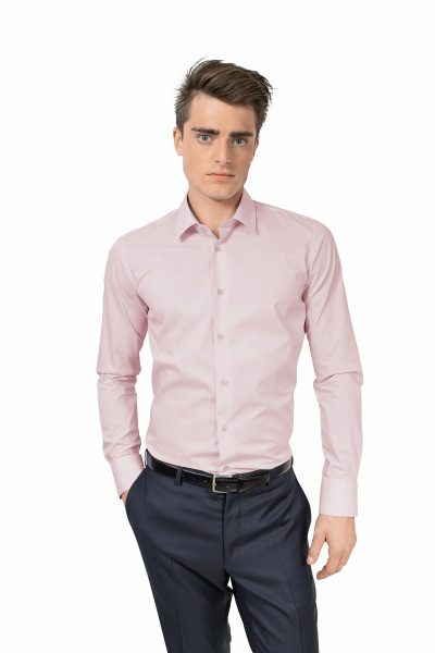 Розовая сорочка Dave Raball Super Slim fit 008607 