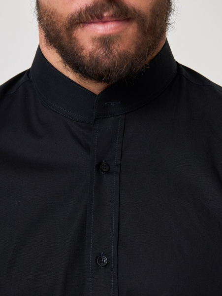 Рубашка черная Dave Raball Regular  fit 000314 RF 