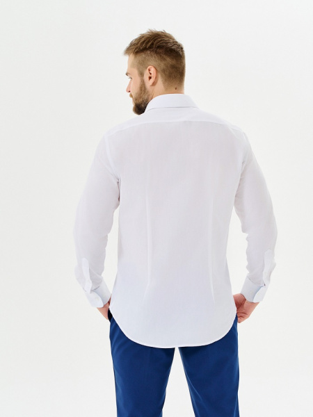 Белая сорочка Dave Raball Slim fit 000160 