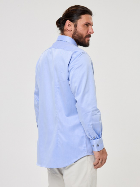 Рубашка Colletto Nuovo Slim fit голубая 000334 SF  