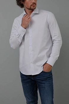 Сиреневая сорочка Allan Neumann Regular fit 000005