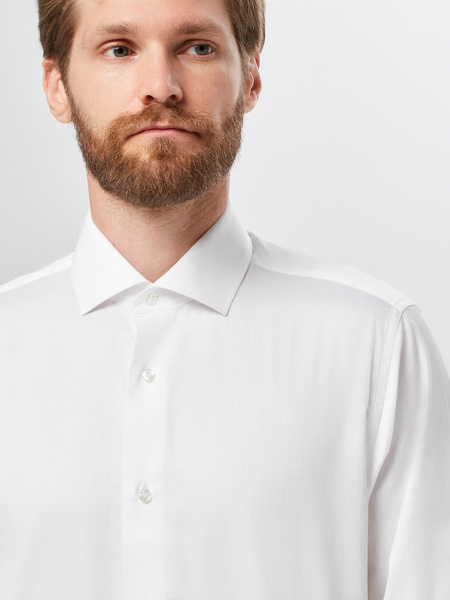 Белая сорочка Colletto Nuovo Slim fit 000170 
