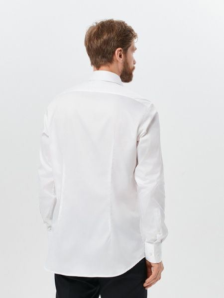 Белая сорочка Colletto Nuovo Slim fit 000170 