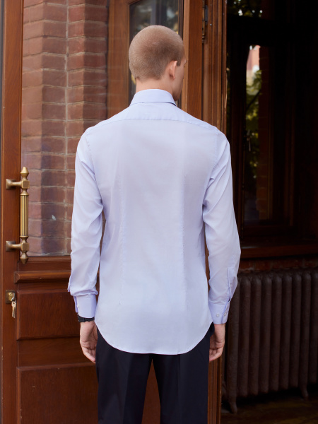 Сорочка Dave Raball сиреневая Slim fit 000256 