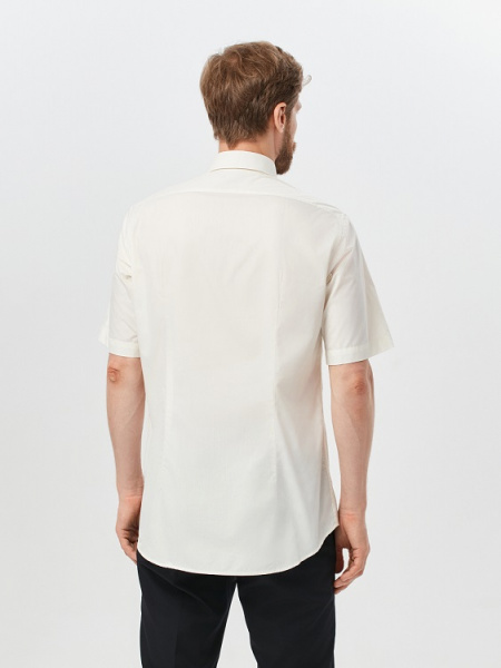 Сорочка Dave Raball Slim fit цвета шампань кор.рукав 006750 SFs 