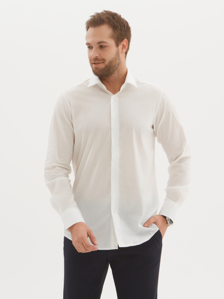 Сорочка Dave Raball Regular Fit цвета айвори 000255 