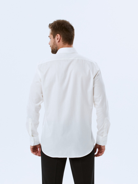 Сорочка Dave Raball цвета айвори Classic Large fit 000241 