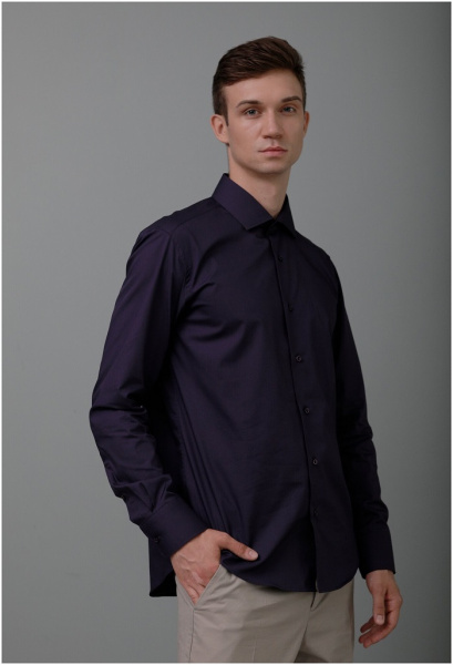 Сорочка фолетовая Allan Neumann Regular fit 000004 