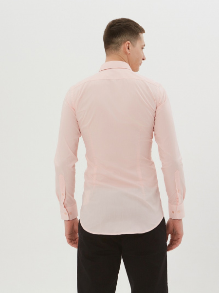 Розовая сорочка Allan Neumann Super Slim fit 010503 