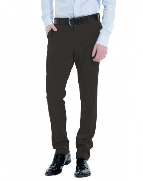 Брюки Colletto Bianco Slim fit коричневого цвета 500054