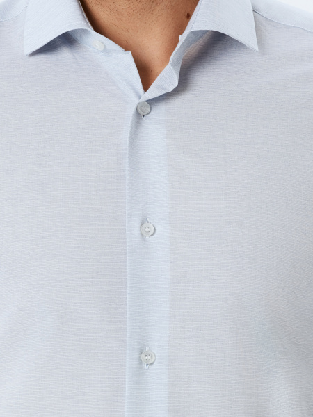 Светло-голубая сорочка Colletto Nuovo Slim fit 000231 