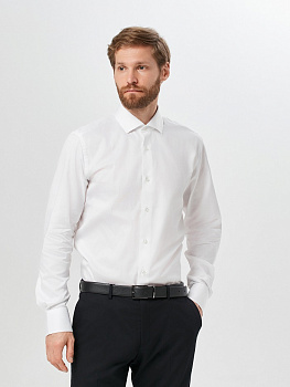 Белая сорочка Colletto Nuovo Slim fit 000170