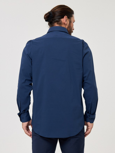 Рубашка Dave Raball Regular fit темно-синяя  000332 RF 