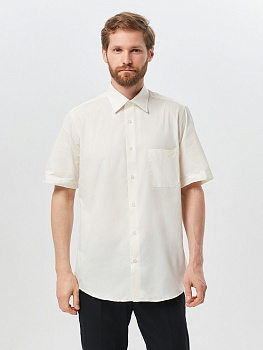 Сорочка Dave Raball Slim fit цвета шампань кор.рукав 006750 SFs